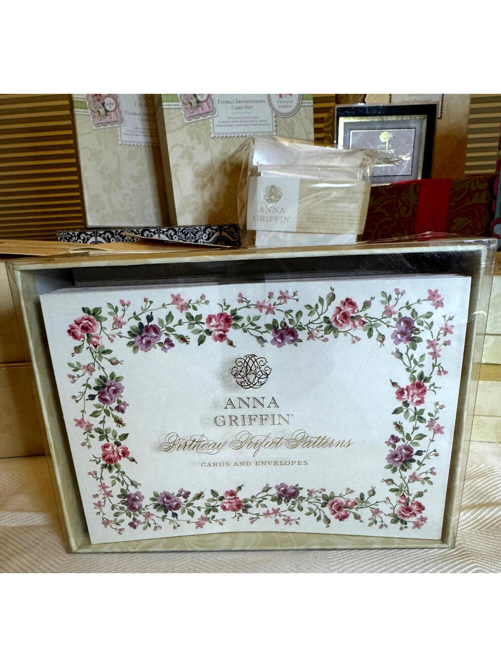 Anna Griffin Birthday Perfect Patterns Cards And Envelopes AG767